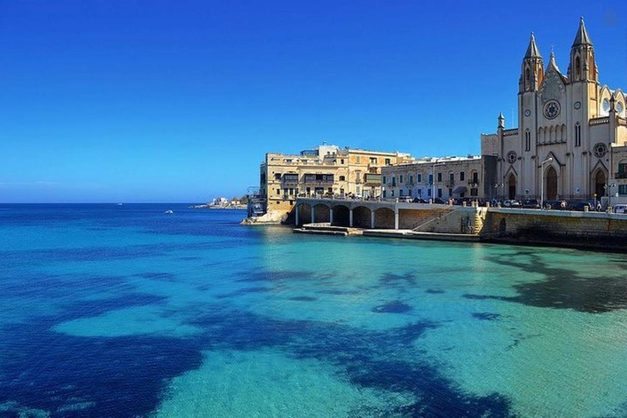 Spacious Apartment Steps To The Promenade Σλιέμα Εξωτερικό φωτογραφία